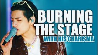 Kim Taehyung burning the stage with his charisma BTS V best fancams compilation