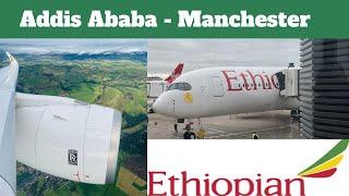 Flight Review Ethiopian Airlines A350  Addis Ababa - Manchester via Geneva  Economy Class
