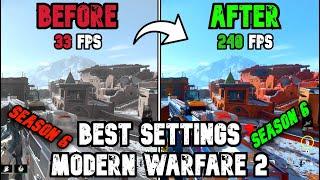 Best PC Settings for COD Modern Warfare 2 SEASON 6  Optimize FPS & Visibility