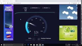 PTCL 6 Mbps  Internet Speed Test