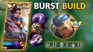 27KILLS TOP GLOBAL GRANGER USE THIS BURST BUILD IN HIGH RANK  NEW GRANGER CRITICAL BUILD - MLBB