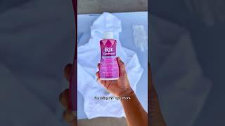 Dyeing Synthetic Fabric with Rit DyeMore Super Pink #diy #howto #diyfashion