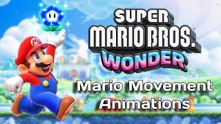 Super Mario Bros. Wonder All Mario Movement Animations