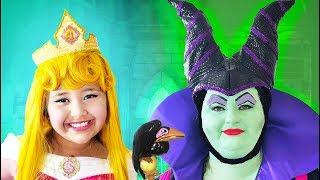 Disney Sleeping Beauty and Maleficent  Makeup Halloween Costumes and Toys