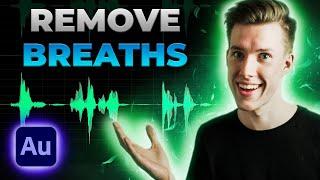 How to remove breaths in Adobe Audition  Audition tutorial