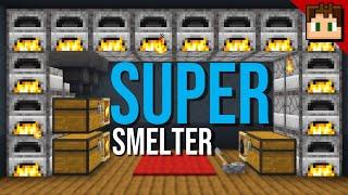 The BEST SUPER SMELTER Minecraft Bedrock 1.21 Tutorial