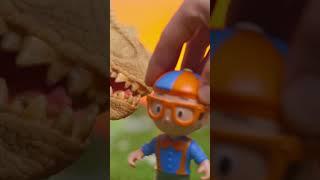 Toy Blippi Escapes T-REX  #shorts #blippi #trex #dinosaur #playground