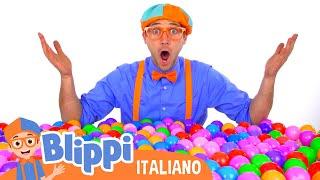 Impariamo i colori con le palline e le macchine  Blippi in Italiano  Video educativi per bambini