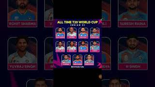 All time t20 world cup Indian Xi #viralvideo #cricketc #trendingshorts #shortvideo #viralshorts