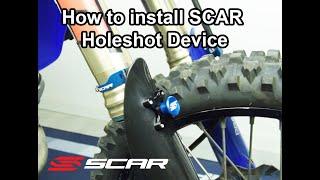 How to install SCAR Holeshot Start Device  Comment installer le Kit Départ SCAR