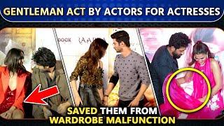 Stars Who Saved Actresses From Wardrobe Malfunction  Sushant Kartik Ranbir Vicky