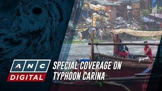 WATCH ANC special coverage on Typhoon #CarinaPH