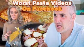 Italian Chef Reacts to Most DISGUSTING PASTA Recipes on FACEBOOK