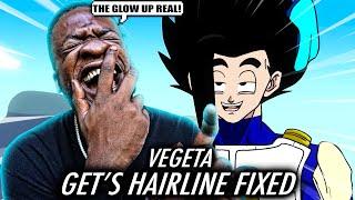 Vegeta gets Hairline fixed?? REACTION