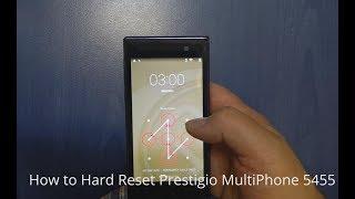 Hard Reset PRESTIGIO MultiPhone 5455 DUO forgot password  unlock pattern