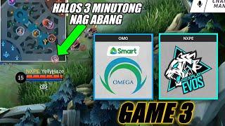 Final 4 mins of OMEGA vs NXP EVOS GAME 3  RENE2WO Connection Sobrang Intense ng Laban MPL PH S8