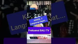 Frekuensi BALI TV Di Telkom 4 #shorts