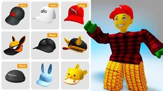 HURRY GET ALL THESE 9 FREE COOL CAPS ON ROBLOX NOW