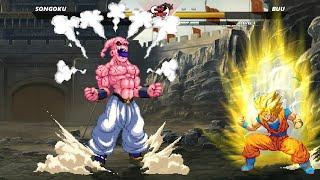 GOKU vs BUU - Highest Level Amazing Fight