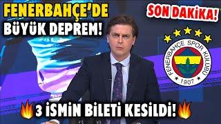 SON DAKİKA Fenerbahçede Büyük Deprem Mourinho 3 İsmin Biletini Kesti Devre Arası Ayrılıyorlar