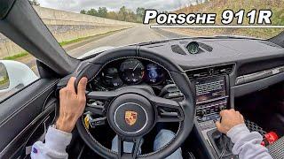 2016 Porsche 911R - Driving The Car That Saved the Manual Transmission POV Binaural Audio