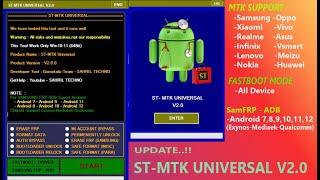 ST-MTK Universal V2.0 Update 2022 - Best Tool For Unlock And Repair