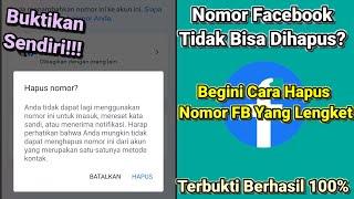 Cara Atasi Nomor Facebook Lengket Tidak Bisa Dihapus