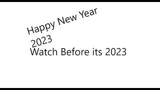 Watch Before its 2023
