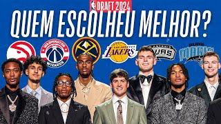 Quem fez o melhor Draft da NBA em 2024? Alana Ambrosio Caio Teixeira Jota Jogadas e Vavo escolhem