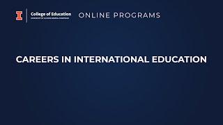 Careers in International Education