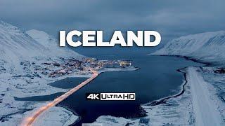 FLYING OVER ICELAND 4K UHD 30 minute Ambient Drone Film + Music for beautiful relaxation.