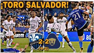 ¡PARTIDAZOPENALES Y GOLES PUMAS VS MONTREAL  LEAGUES CUP 2023  REFUERZOS PUMAS 2023