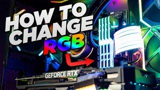 How To Change RGB  ARGB Colours On Your PC