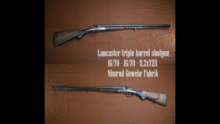 German Drilling triple barrel shotgun #blackpowder #shooting #gun #drilling #viral #tiktok #history