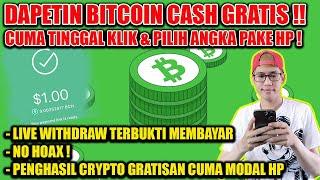 GAME PENGHASIL UANG & CRYPTO 2022 TERBUKTI MEMBAYAR CUMA MODAL HP MENGGUNAKAN FREE BITCOIN CASH