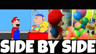 SML Movie Jeffy Goes To The Arcade Animation and Original Video  Side by Side