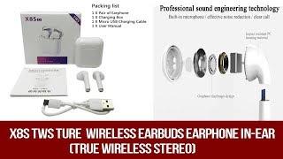 X8s ture tws wireless earbuds earphone In EarTrue Wireless Stereo