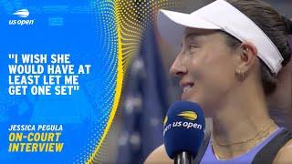 Jessica Pegulas On-Court Interview  2024 US Open Final