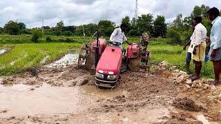 Mahindra tractor stuck in mud  Mahindra   tractor 