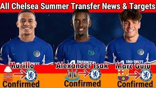 See ALL CHELSEA Confirmed Latest Summer TRANSFER News & Rumors Transfer Targets 2024 With Isak