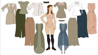 Creating a summery 1910s inspired Historybounding Capsule Wardrobe