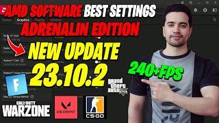 AMD Adrenalin Edition New update 23.10.2 2023 FOR Best Setting Gaming