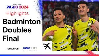 WHAT A MATCH   Badminton Mens Doubles Final  #Paris2024 #Olympics