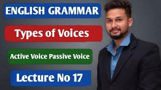 English Grammar    Types of Voices   Active Voice Passive Voice   Lecture 17  JR Tutorials 