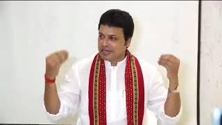 Salthang Tripura achukthai ni batainai Shri Biplab Kumar Deb mahodaya ni kokthum panda.