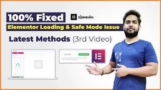 Elementor Not Working & Loading Problem  Elementor Enable Safe Mode Issue  100% Fixed in Hindi