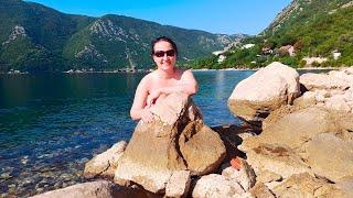 Naked rest. Montenegro. Undersea world. Nudism. Naturism. Blogger nudist. Mila naturist.