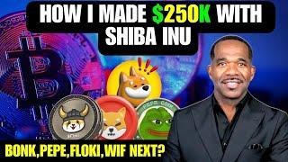 Made $250K with Shiba-inu - BONK PEPE FLOKI DOGE..Next?