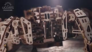 Hexapod Explorer by Ugears  Assemble me. Step with me.