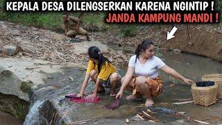 AKIBAT NGINTIP JANDA KAMPUNG MANDI  JABATAN KEPALA DESA  HILANG  FILM NYATA ANTAH BERANTAH